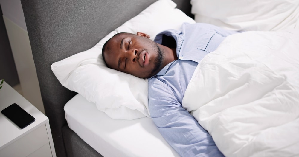 African,American,Man,With,Sleep,Apnea,Snoring